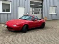 Gebraucht Mazda MX5 116 PS (85 kW) 1993 Rot Cabrio