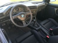 gebraucht BMW 320 Cabriolet 320 i E30 Granitsilber Leder schwarz