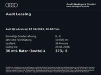 Gebraucht Audi Q2 Advanced Plus 190 PS (139 kW) 2025 Gletscherweiß metallic SUV