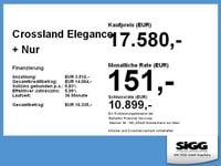 Gebraucht Opel Crossland Elegance 131 PS (96 kW) 2025 Diamant schwarz/karbon schwarz SUV
