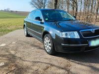 Gebraucht Skoda Superb 140 PS (102 kW) 2008 Schwarz Limousine