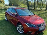 Usata Seat Leon 140 CV (102 kW) 2014 Rosso Berlina