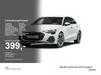 Gebraucht Audi A3 S-Line 150 PS (110 kW) 2024 Gletscherweiß metallic Limousine