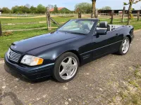 Gebraucht Mercedes SL500 AMG 320 PS (235 kW) 1998 Blau Cabrio