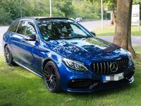 Gebraucht Mercedes C63S AMG 510 PS (375 kW) 2018 Blau Kombi
