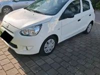 Gebraucht Mitsubishi Space Star 71 PS (52 kW) 2014 Weiß Van / Kleinbus