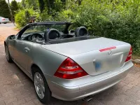 Gebraucht Mercedes SLK200 163 PS (119 kW) 2001 Silber Cabrio