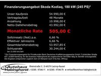 gebraucht Skoda Kodiaq 2.0 TSI DSG 4x4 RS 7-Sitzer Standhzg Pano Navi 20Alu