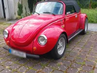 Gebraucht VW Käfer 44 PS (32 kW) 1975 Rot Cabrio