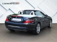 Gebraucht Mercedes SLK250 AMG line 204 PS (150 kW) 2012 Obsidianschwarz  lack Cabrio
