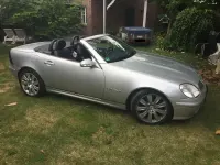 Gebraucht Mercedes SLK200 163 PS (119 kW) 2001 Silber Cabrio