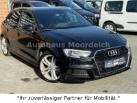 Używany Audi A3 S-line plus 150 KM (110 kW) 2019 Czarny Sedan/Limuzyna