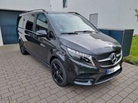 gebraucht Mercedes V300 d 4matic lang Garantie AMG DSTR AHK MBUX