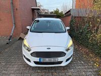 Gebraucht Ford S-MAX Titanium 209 PS (153 kW) 2016 Weiß Van / Kleinbus