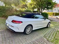 Gebraucht Mercedes C200 AMG line 184 PS (135 kW) 2018 Weiß Cabrio
