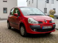 Brugt Renault Modus 75 HK (55 kW) 2009 Rød MPV