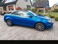 Second-hand VW Eos Exclusive 140 CP (102 kW) 2014 Albastru Cabrio