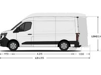 Nowe Renault Master 150 KM (110 kW) 2025 Biały Minivan