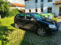 Gebraucht VW Polo Trendline 69 PS (50 kW) 2008 Schwarz Kleinwagen
