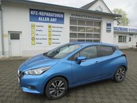 Gebraucht Nissan Micra Acenta 90 PS (66 kW) 2018 Blau Kleinwagen
