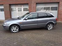 Gebraucht Mazda 323 98 PS (72 kW) 2003 Titaniumgrey metallic (25g) Limousine