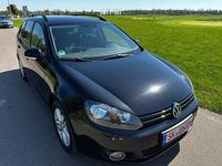 Gebraucht VW Golf VI Style 105 PS (77 kW) 2013 Schwarz Kleinwagen