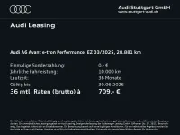Brugt Audi A6 e-tron Performance 269 kW (367 HK) 2025 Grå Stationcar