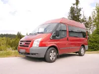 Occasion Ford Transit 110 ch (80 kW) 2008 Rouge Monospace