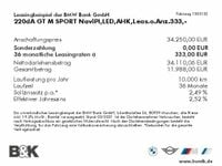 Gebraucht BMW 220 M Sport 190 PS (139 kW) 2020 Schwarz metallic Van / Kleinbus