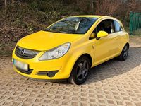 Gebraucht Opel Corsa Edition 69 PS (50 kW) 2010 Gelb Kleinwagen