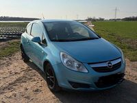 Gebraucht Opel Corsa Selection 69 PS (50 kW) 2010 Blau Kleinwagen