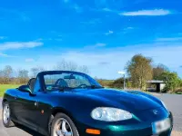Gebraucht Mazda MX5 110 PS (80 kW) 2002 Grün Cabrio