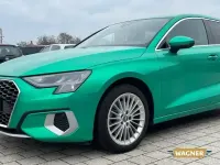 Używany Audi A3 Advanced 150 KM (110 kW) 2021 Zielony Sedan/Limuzyna