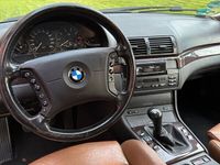 gebraucht BMW 320 e 46 i Kombi schwarz LPG 6 Zyl. TÜV AU bis März 2026