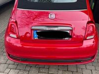 gebraucht Fiat 500 1.3 D Multijet Cabrio Rot