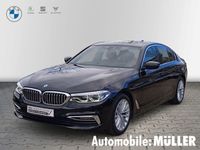 Gebraucht BMW 520 Luxury Line 184 PS (135 kW) 2018 Black sapphire metallic Limousine