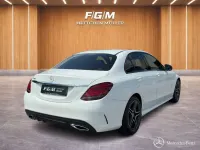 Gebraucht Mercedes C180 AMG line 156 PS (114 kW) 2021 Unilack polarweiß Limousine