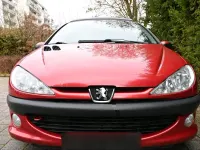 Gebraucht Peugeot 206 109 PS (80 kW) 2002 Rot Kleinwagen