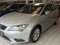 Gebraucht Seat Leon ST Style 110 PS (80 kW) 2015 Eissilber/estrella silver Kombi