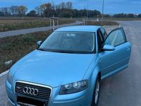 Gebraucht Audi A3 104 PS (76 kW) 2007 Blau Kleinwagen