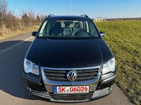 Gebraucht VW Touran Conceptline 105 PS (77 kW) 2007 Schwarz Van / Kleinbus