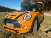 Usata Mini Cooper S 192 CV (141 kW) 2014 Arancione Utilitaria