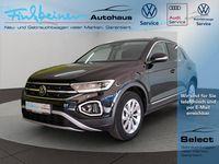Gebraucht VW T-Roc Style 110 PS (80 kW) 2022 Deep black perleffekt (schwarz), perleffekt SUV