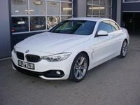 Gebraucht BMW 420 Cabriolet Sport Line 184 PS (135 kW) 2015 Weiß Cabrio