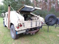 gebraucht Hummer H1 mit Slantback, Drehturm, MG Atrappe.