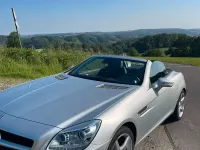 Gebraucht Mercedes SLK200 184 PS (135 kW) 2015 Silber Cabrio