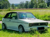 Gebraucht VW Golf Cabriolet 111 PS (81 kW) 1988 Weiß Cabrio