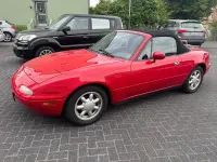 Gebraucht Mazda MX5 116 PS (85 kW) 1990 Rot Cabrio
