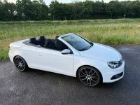 Gebraucht VW Eos Sportline 122 PS (89 kW) 2014 Weiß Cabrio