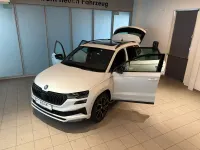 Gebraucht Skoda Karoq SportLine 150 PS (110 kW) 2023 Weiß SUV